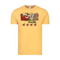 Vintage Mustard love christmas Vintage Tee - MaliasSmallBusiness