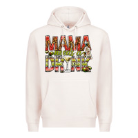 Pale Pink Mama needs a drink mother's day Premium Hoodie - HowdyJamesFarm