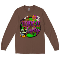 Chestnut halloween lunch lady Long Sleeve Tee - BarkalooDesign