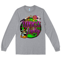 Heather Grey halloween lunch lady Long Sleeve Tee - BarkalooDesign