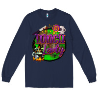 Navy halloween lunch lady Long Sleeve Tee - BarkalooDesign