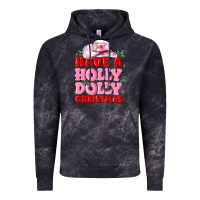 Cloud Black have a holly dolly christmas Vintage Hoodie - MaliasSmallBusiness