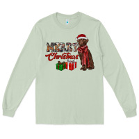 Matcha merry christmas labrador retriever Long Sleeve Tee - RanaPortraitStore