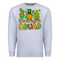 Heather Grey St. Patrick's Shenanigans squad gnomies Premium Sweatshirt - OliviaCreatesArt