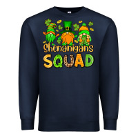 Navy St. Patrick's Shenanigans squad gnomies Premium Sweatshirt - OliviaCreatesArt
