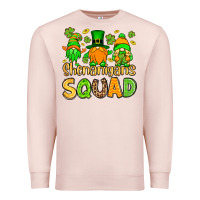 Pale Pink St. Patrick's Shenanigans squad gnomies Premium Sweatshirt - OliviaCreatesArt
