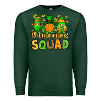 Sports Green St. Patrick's Shenanigans squad gnomies Premium Sweatshirt - OliviaCreatesArt
