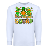 White St. Patrick's Shenanigans squad gnomies Premium Sweatshirt - OliviaCreatesArt