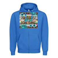True Royal probably late for something tumbler 3 Zipper Hoodie - CowGirlArtShop