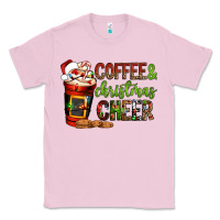 Bubblegum Pink Coffee and Christmas cheer Classic Tee - NancyCooperArtShop