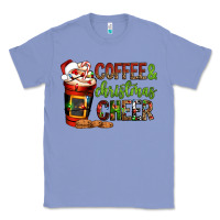 Colony Blue Coffee and Christmas cheer Classic Tee - NancyCooperArtShop
