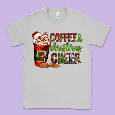 Coffee And Christmas Cheer Classic Tee Designed By Nancycooperartshop