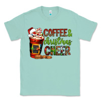 Seafoam Coffee and Christmas cheer Classic Tee - NancyCooperArtShop