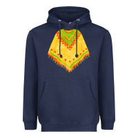 Navy mexican poncho fa element Heavyweight Hoodie - FaDigitalArtStudio