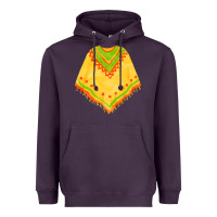 Plum mexican poncho fa element Heavyweight Hoodie - FaDigitalArtStudio