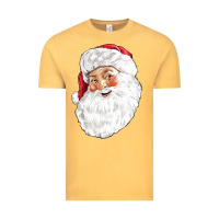 Vintage Mustard Santa Vintage Tee - NancyCooperArtShop
