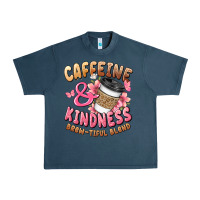 Midnight Navy caffeine and kindness brewtiful blend Urban Heavy Tee - JahusDesignShop