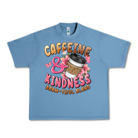 Pebble Blue caffeine and kindness brewtiful blend Urban Heavy Tee - JahusDesignShop