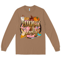 Toasted Coconut fall  lunch lady Long Sleeve Tee - BarkalooDesign
