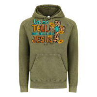 Vintage Olive let me tell you about my jesus Vintage Hoodie - MaliasSmallBusiness