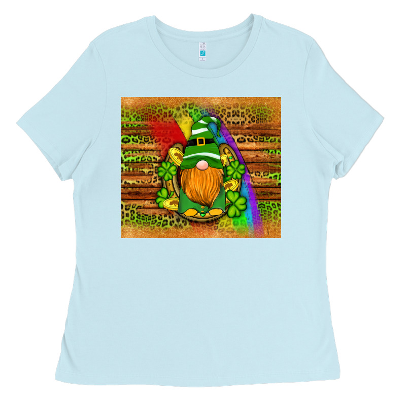 St Patricks Gnomes Rainbow Ladies Tee by Artiststas | Teevron
