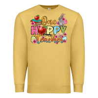 Antique Gold Easter Day One hoppy Teacher Premium Sweatshirt - OliviaCreatesArt