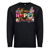 Black Easter Day One hoppy Teacher Premium Sweatshirt - OliviaCreatesArt