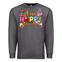 Charcoal Heather Easter Day One hoppy Teacher Premium Sweatshirt - OliviaCreatesArt