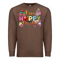Chestnut Easter Day One hoppy Teacher Premium Sweatshirt - OliviaCreatesArt