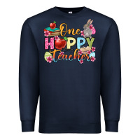 Navy Easter Day One hoppy Teacher Premium Sweatshirt - OliviaCreatesArt