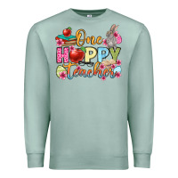 Seafoam Easter Day One hoppy Teacher Premium Sweatshirt - OliviaCreatesArt