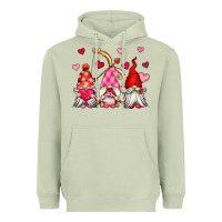 Matcha valentine's day gnomes Heavyweight Hoodie - OliviaCreatesArt