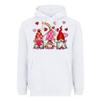 White valentine's day gnomes Heavyweight Hoodie - OliviaCreatesArt