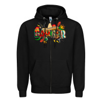 Black cinco de mayo barber Zipper Hoodie - CowGirlArtShop