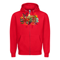 Red cinco de mayo barber Zipper Hoodie - CowGirlArtShop