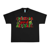 Black christmas spirit activate Urban Heavy Tee - MaliasSmallBusiness