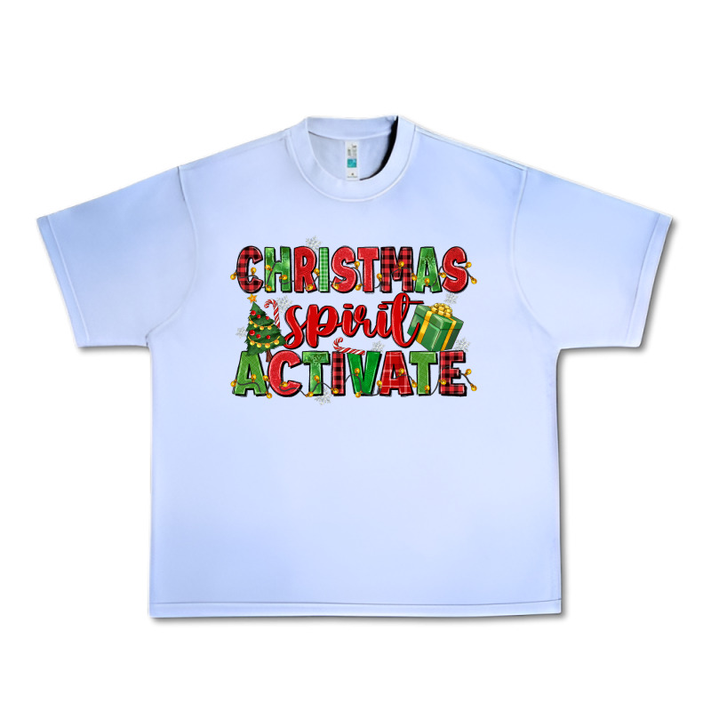Christmas Spirit Activate Urban Heavy Tee by MaliasSmallBusiness | Teevron