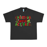 Pigment Black christmas spirit activate Urban Heavy Tee - MaliasSmallBusiness