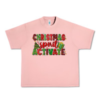 Salmon christmas spirit activate Urban Heavy Tee - MaliasSmallBusiness