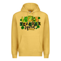 Antique Gold Lucky Teacher Squad St. Patrick's Day Premium Hoodie - CowGirlArtShop