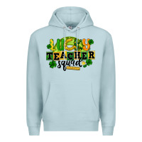 Blue Mist Lucky Teacher Squad St. Patrick's Day Premium Hoodie - CowGirlArtShop