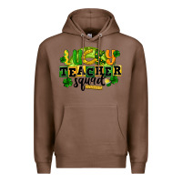 Chestnut Lucky Teacher Squad St. Patrick's Day Premium Hoodie - CowGirlArtShop