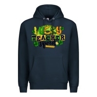 Navy Lucky Teacher Squad St. Patrick's Day Premium Hoodie - CowGirlArtShop