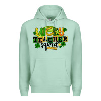 Seafoam Lucky Teacher Squad St. Patrick's Day Premium Hoodie - CowGirlArtShop