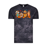 Cloud Black give thanks coffee cups Vintage Tee - MaliasSmallBusiness