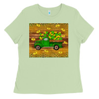 Matcha St Patricks day truck Ladies Tee - Artiststas