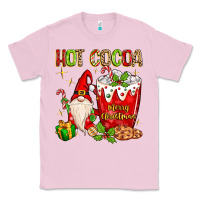 Bubblegum Pink christmas gnome hot cocoa Classic Tee - MaliasSmallBusiness