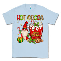 Dusty Blue christmas gnome hot cocoa Classic Tee - MaliasSmallBusiness