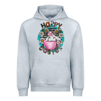 Heather Grey Happy Easter Urban Hoodie - CowhideDigitalArt