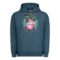 Pigment Midnight Navy Happy Easter Urban Hoodie - CowhideDigitalArt